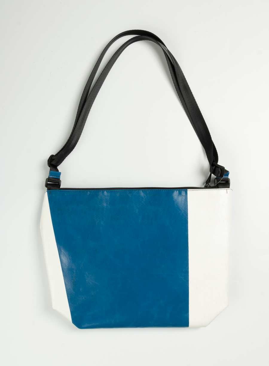 F553 LOU Shoulderbag Small (Blue White)