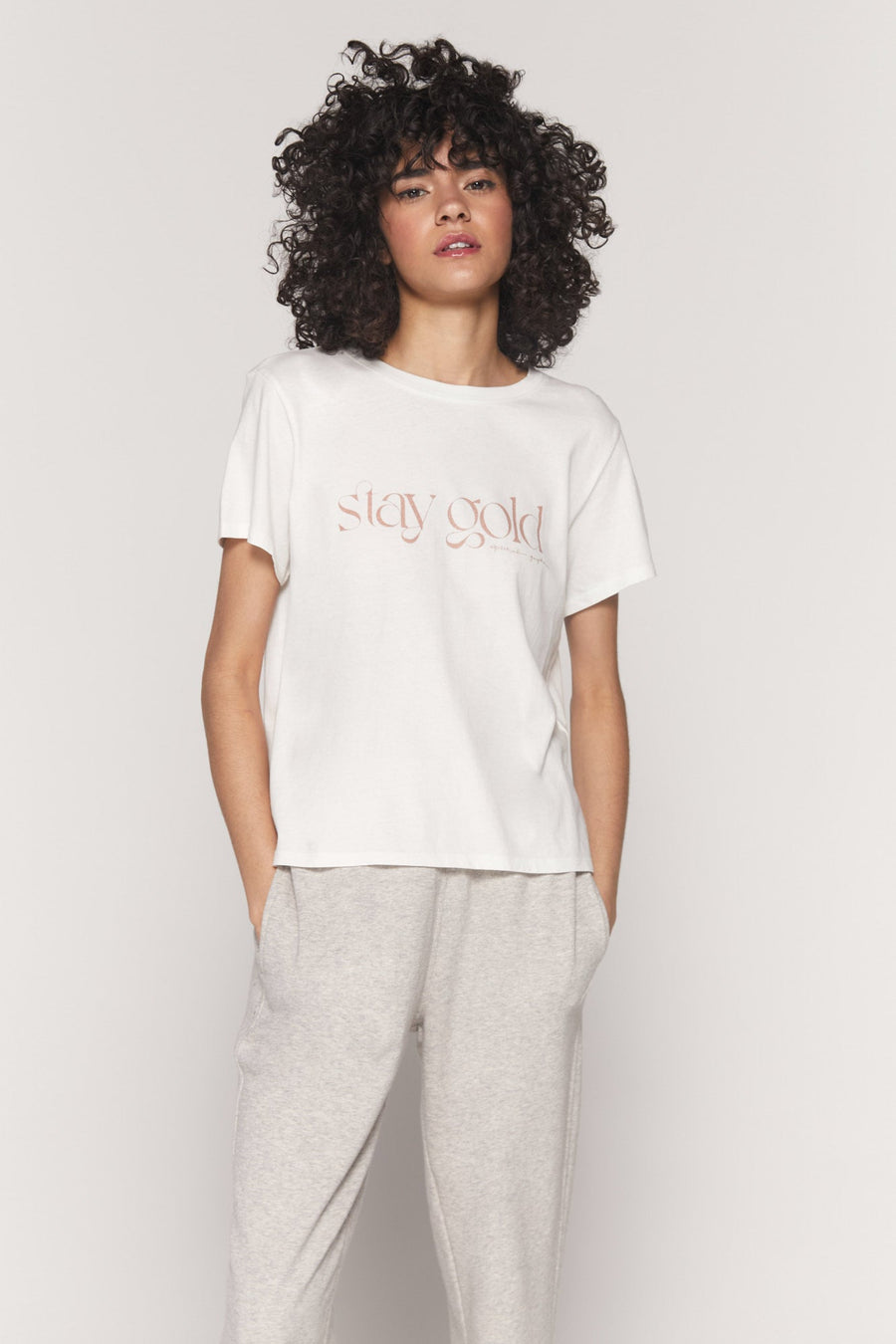 Stay Gold Perfect Tee Stone