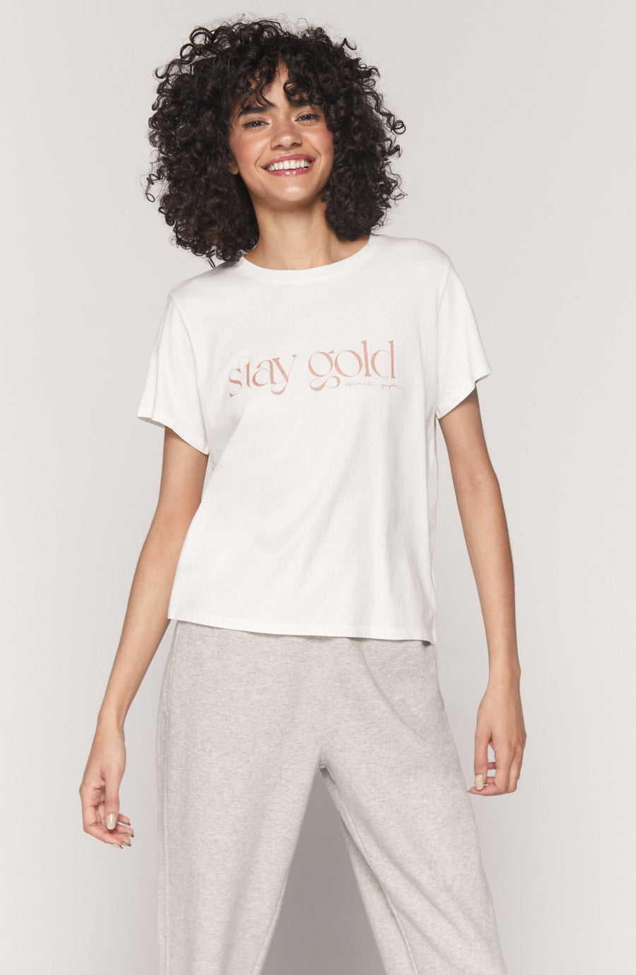 Stay Gold Perfect Tee Stone