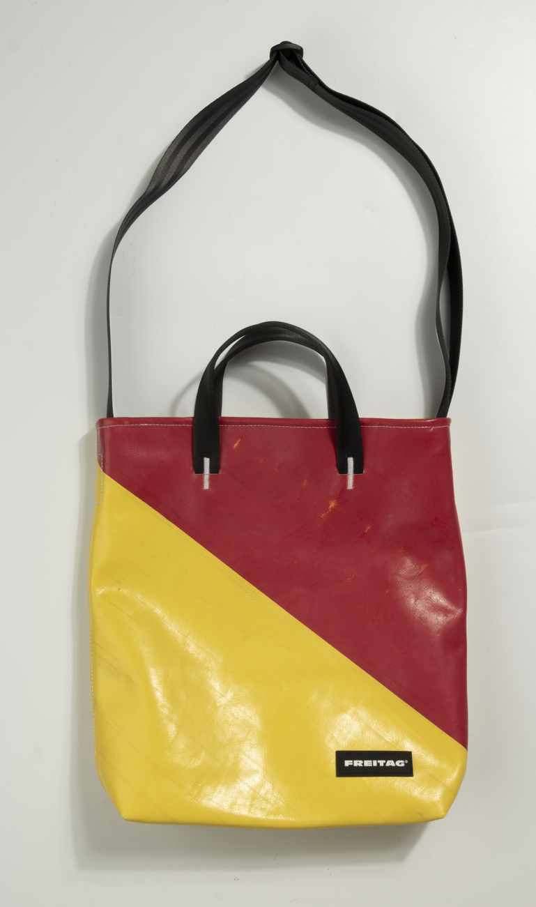 F202 LELAND Tote Bag Small (Yellow Red)