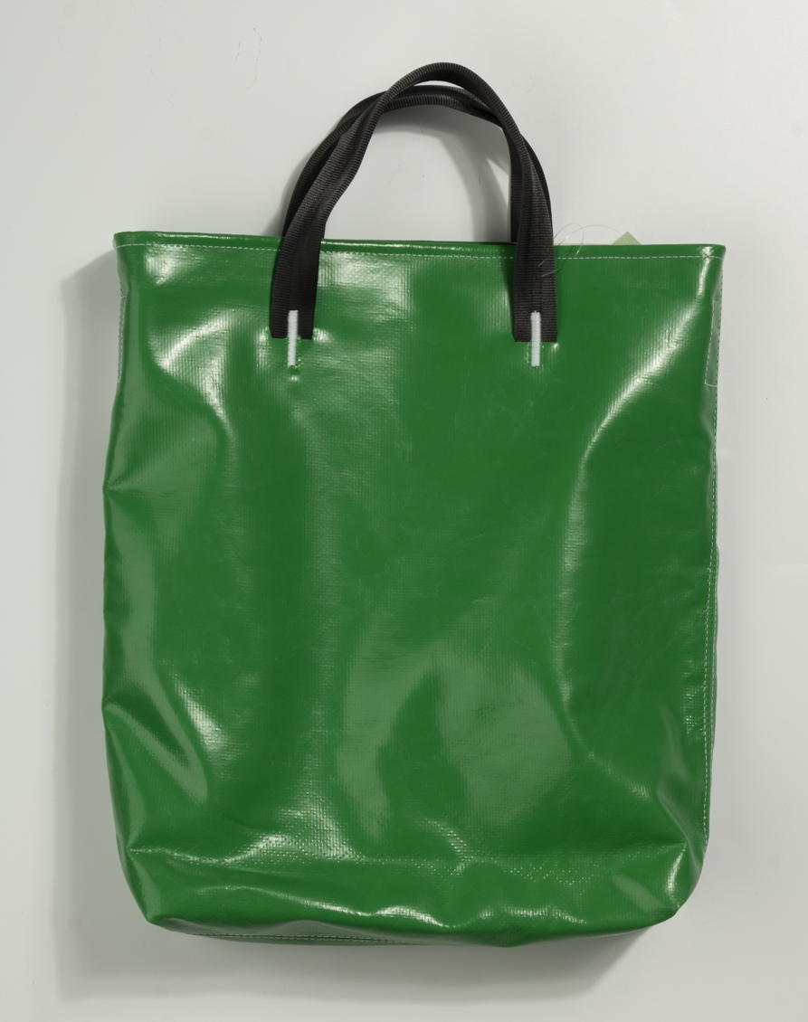 F202 LELAND Tote Bag Small (Green White)