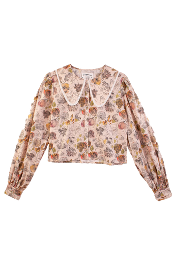 Foxglove Shirt Scribble Floral