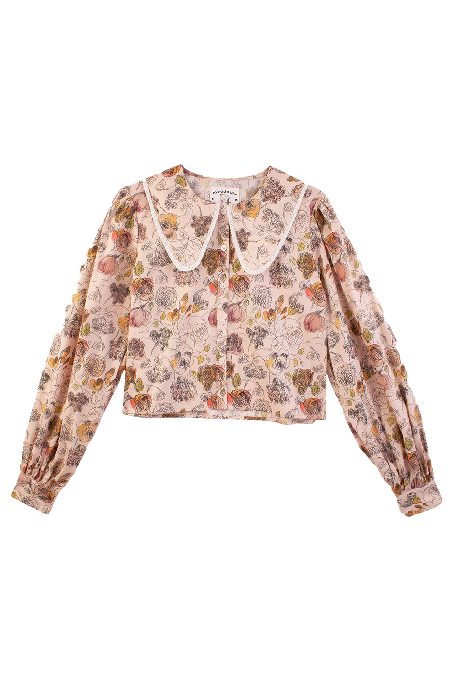 Foxglove Shirt Scribble Floral