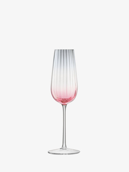 Dusk Champagne Flute 250ml Pink/Grey x 2