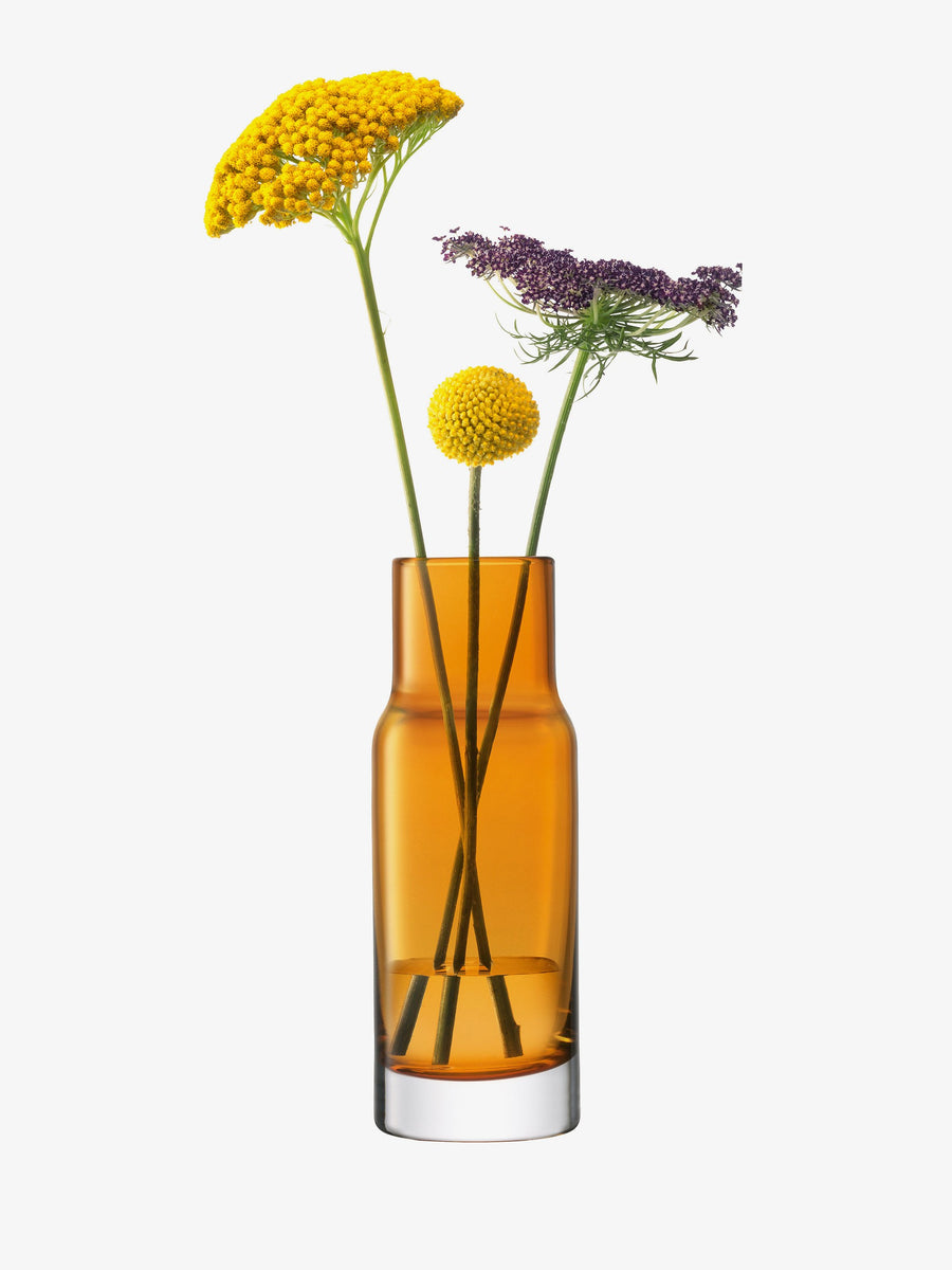 Utility Vase H19cm Amber