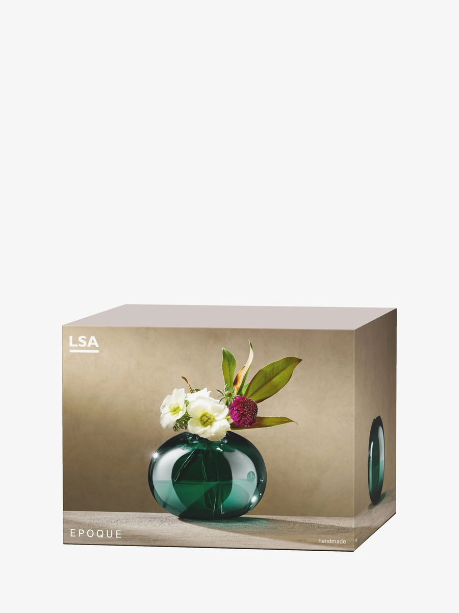 Epoque Vase H18cm Peacock/Lustre
