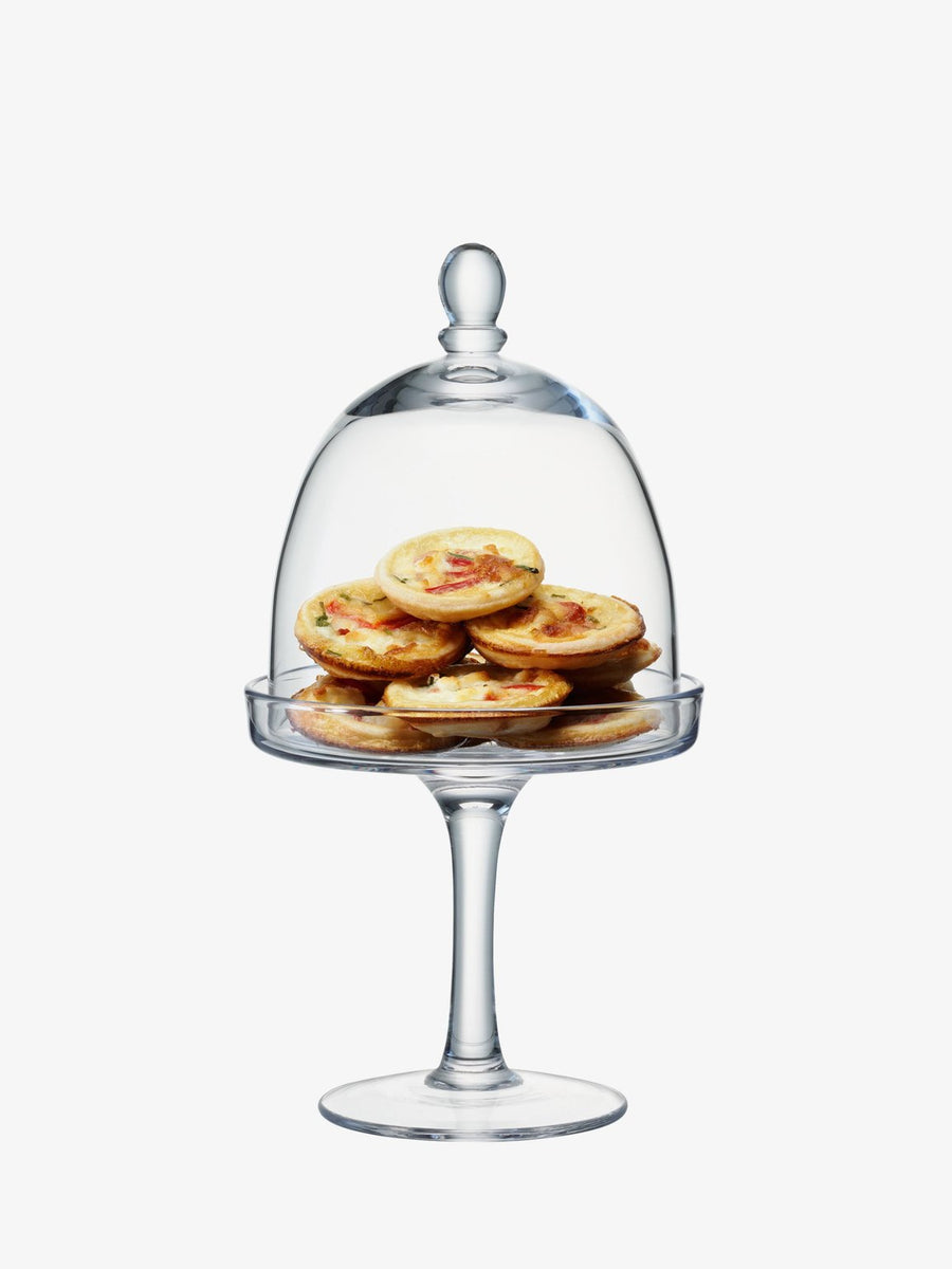 Serve Stand & Dome 15cm/14cm Clear