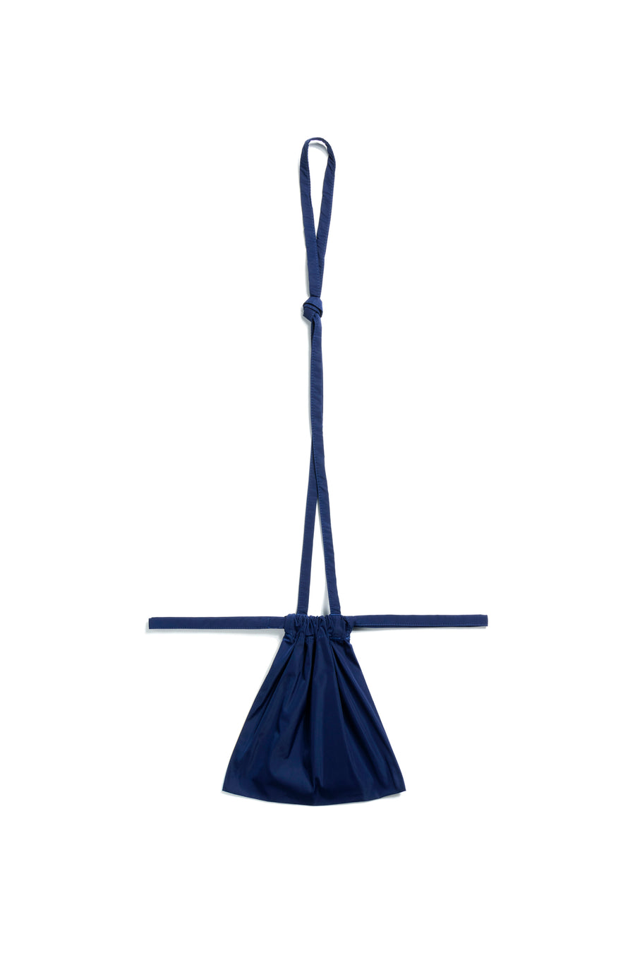 Drawstring Bag with Strap 22x22cm Blue XS