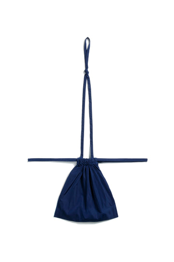Drawstring Bag with Strap 30x30cm Blue
