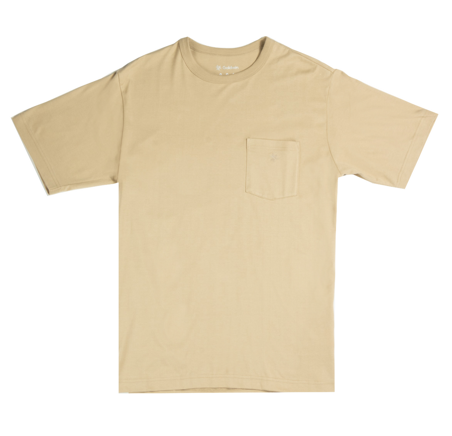 High Gauge Pocket T-Shirt British Beige