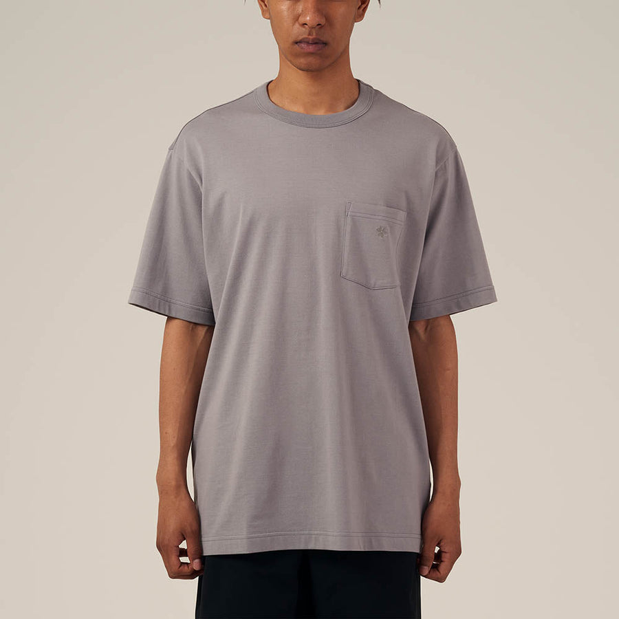 High Gauge Pocket T-Shirt Ash Gray