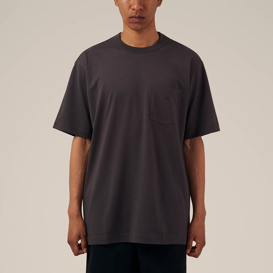 High Gauge Pocket T-Shirt Charcoal Gray