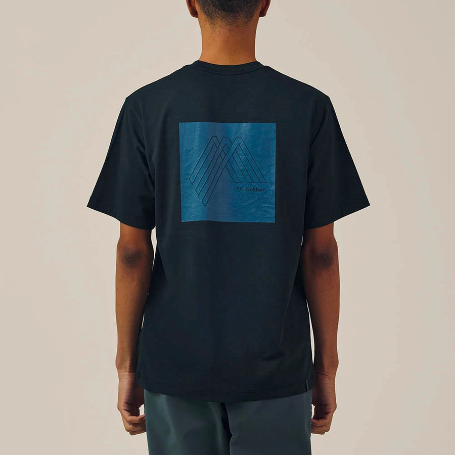 Graphic T-shirt Black X Smoke Blue
