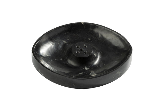 Incense Holder Black Marquina