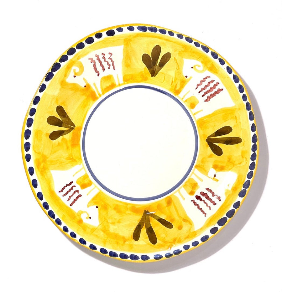Amalfi Sheep Yellow Dinner Plate 25cm