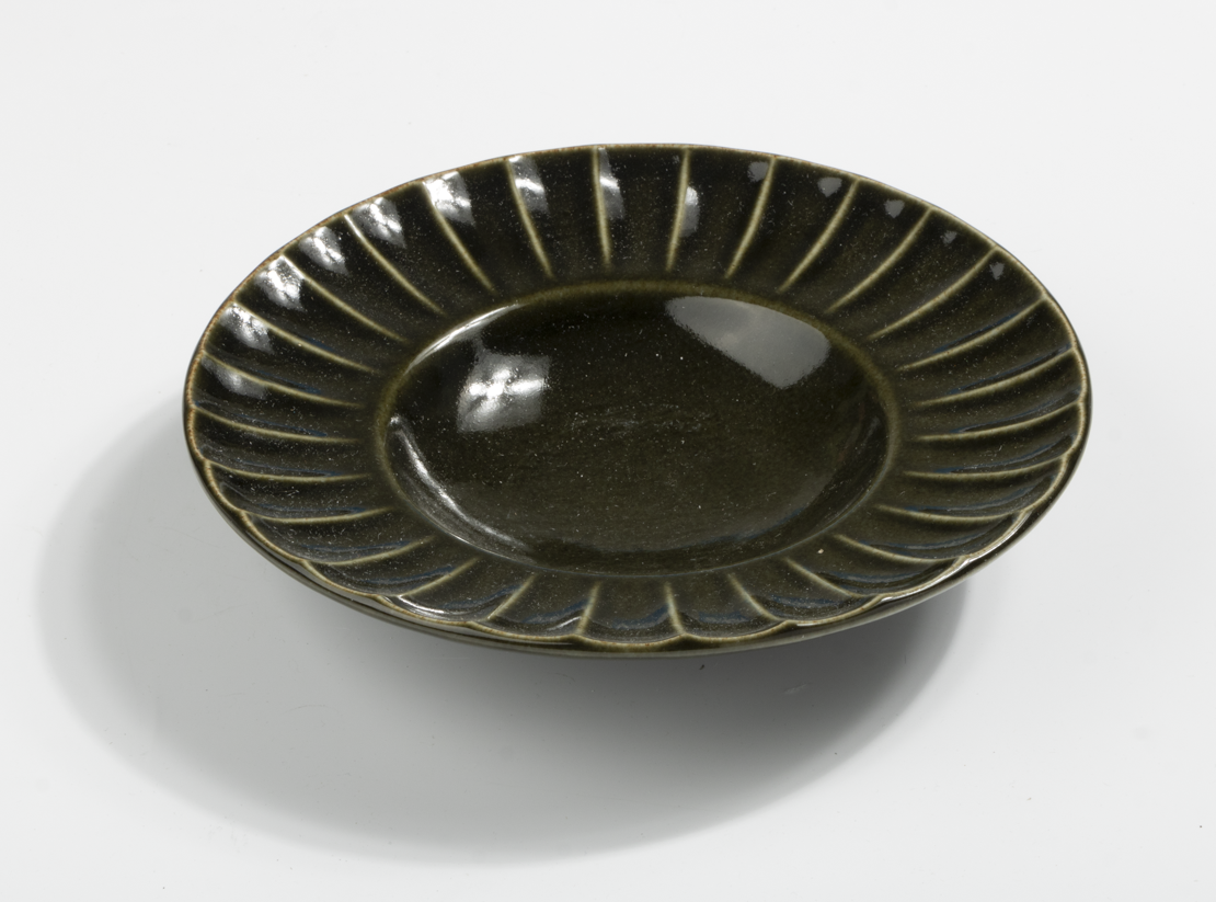 Pompeii Oliver Green Plate 20cm