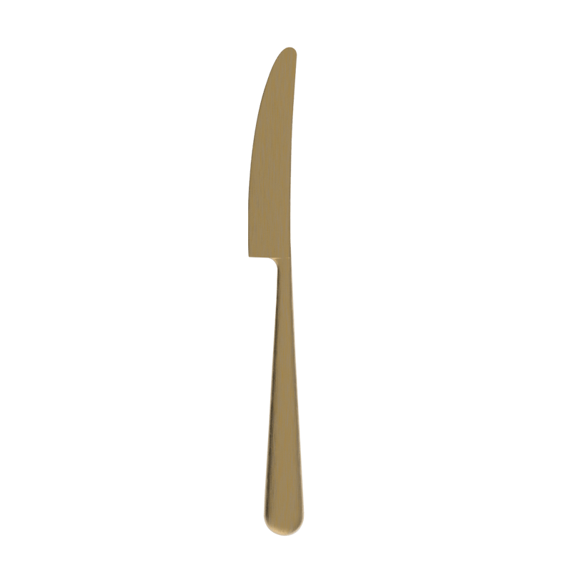 Chateau Dinner Knife Brass 23cm