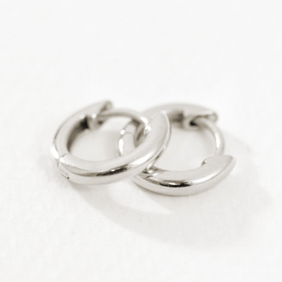 Omega Small Hoops Silver