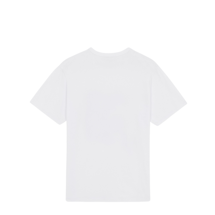 Pixel Fox Head Print Classic Tee-Shirt White (men)