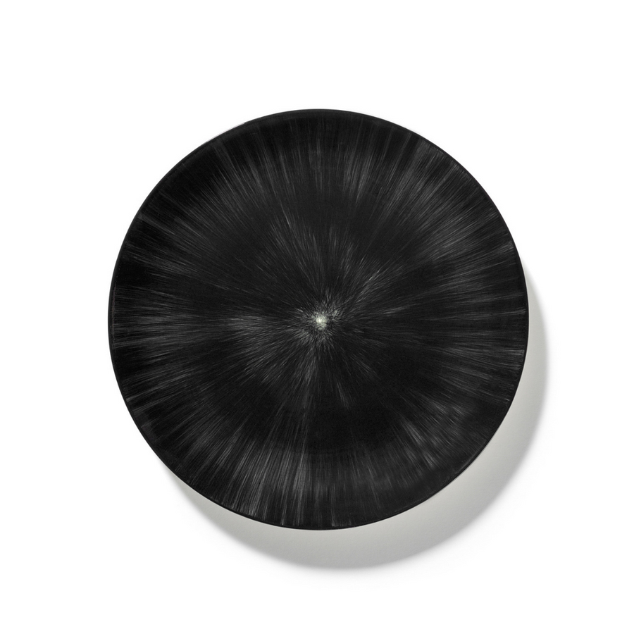 Plate D28 cm De Off-White/Black Var 6