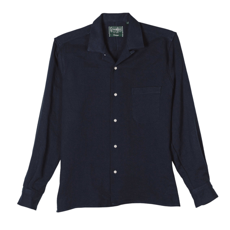 Campshirt With Pocket Navy