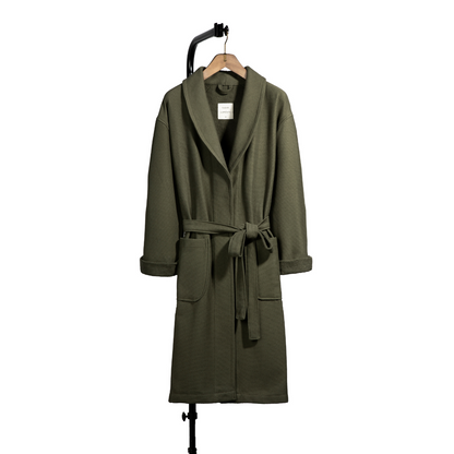 Cobble Bathrobe Forest Green