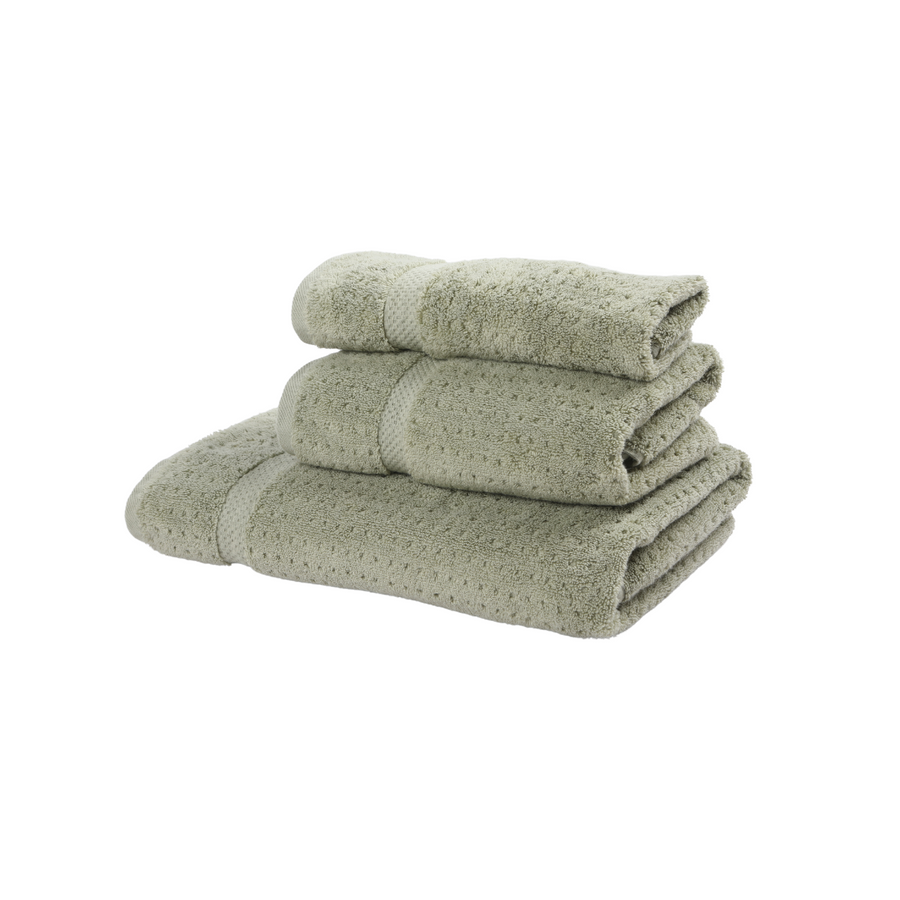 Lattice Organic Hand Towel in Minty Green (3 pcs bundle)