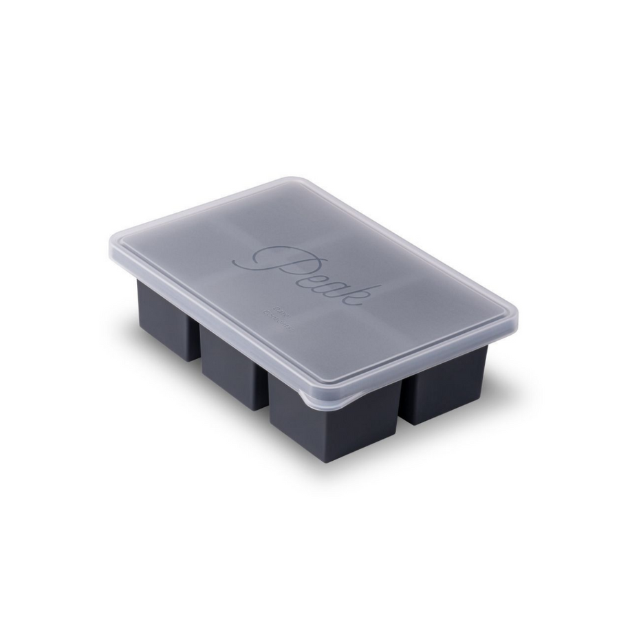 Cup Cube 6 Cube Tray Charcoal