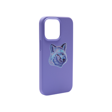 MK x NU Cool Tone Fox Head Case For Iphone 13 Promax Provencal Blue