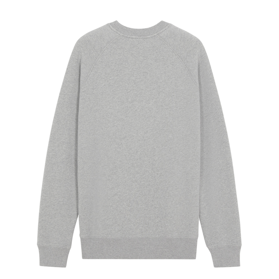 Chillax Fox Patch Classic Sweatshirt Grey Melange (unisex)