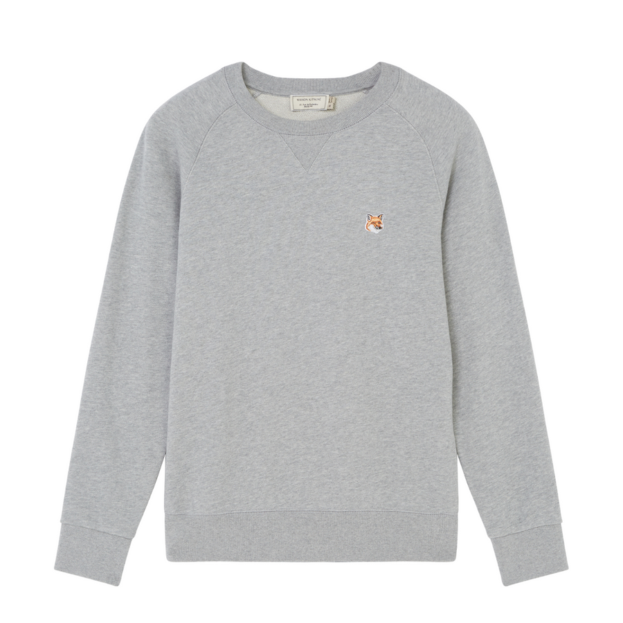 Fox Head Patch Classic Sweatshirt Grey Melange (mens)