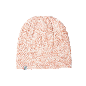 Handknitted Hat Melange Pink OS