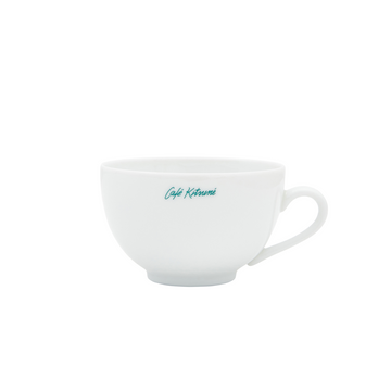 Cafe Kitsune Blanche Cups 8,6cm + Saucer 14,5cm With Packaging Green U