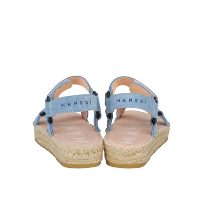 Hiking Sandals Hamptons Placid Blue Suede