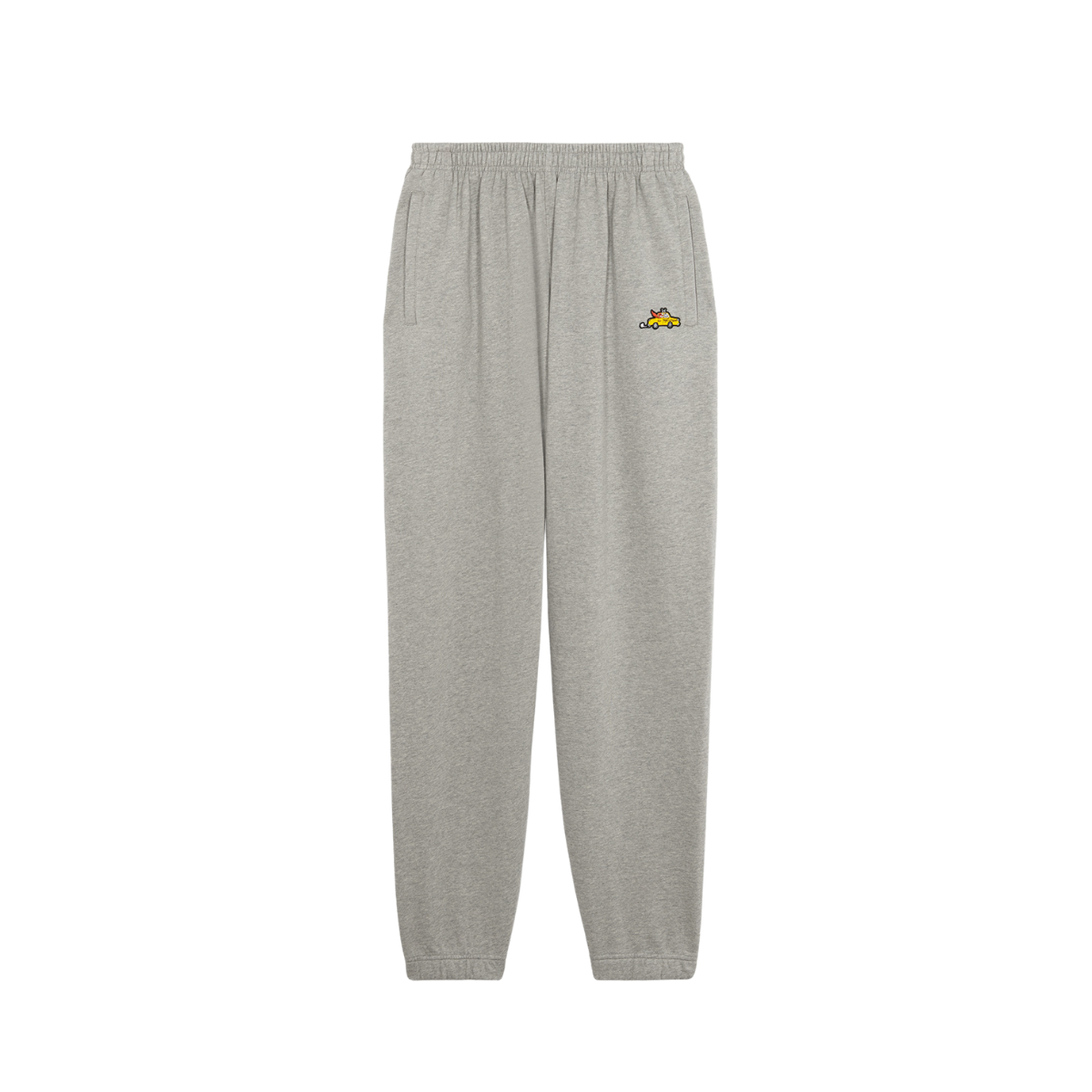 Oly Taxi Patch Relaxed Jog Pant Grey Melange (unisex)