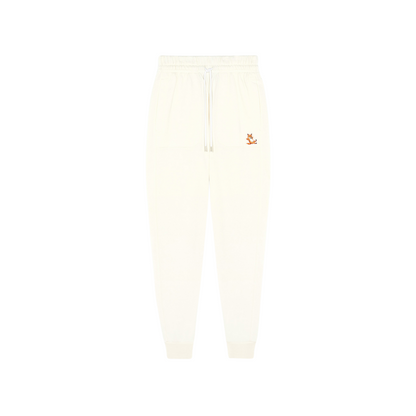 Chillax Fox Patch Classic Jog Pants Ecru (unisex)