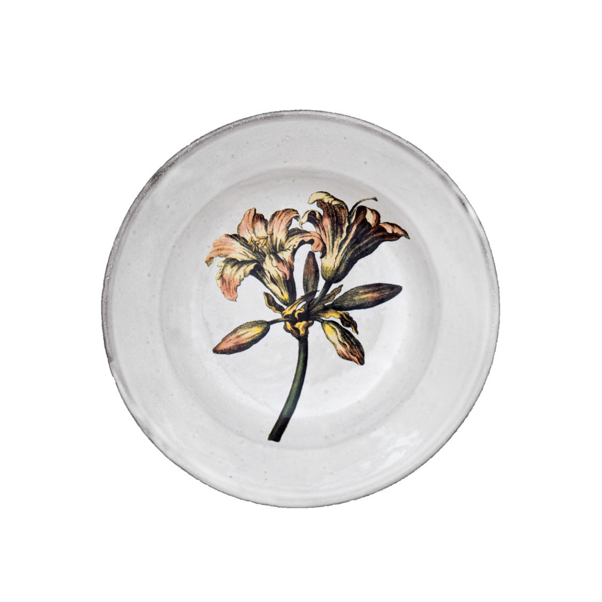 John Derian Bella Donna Lilly Soup Plate