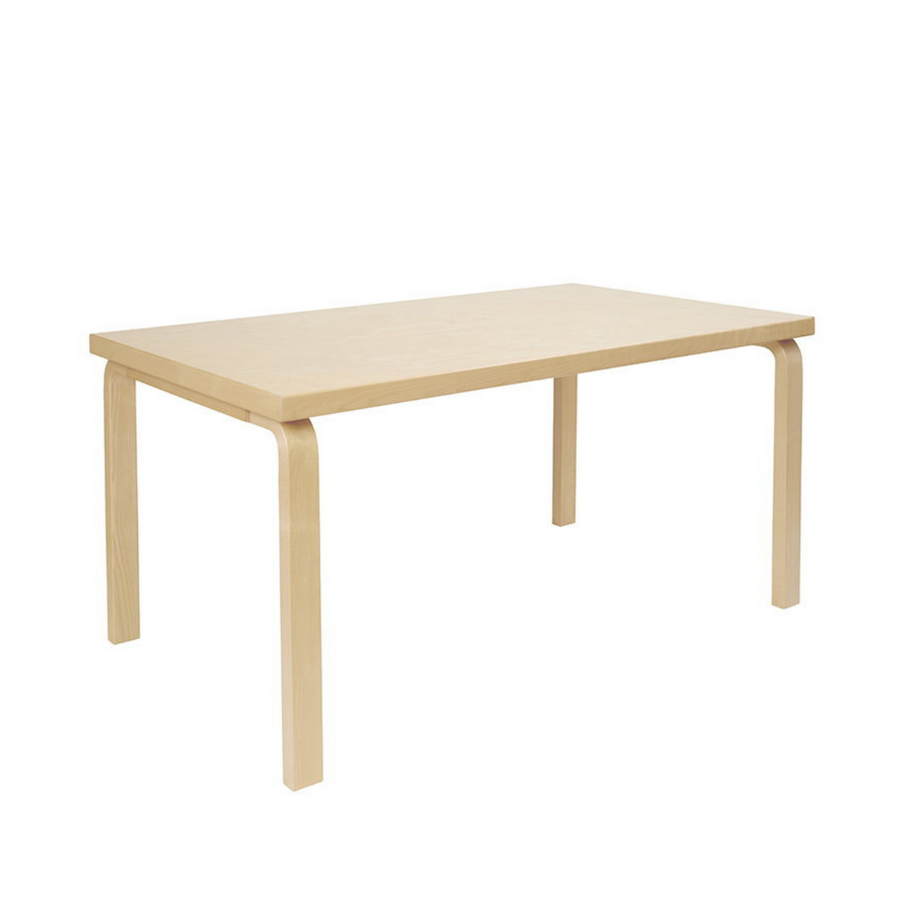 Table 82A Table Top Birch Veneer 5x150x85cm L-legs H74cm