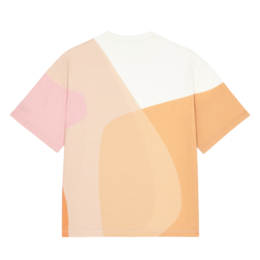 All-Over Pastel Composition Loose Tee-Shirt Multicolor (unisex)