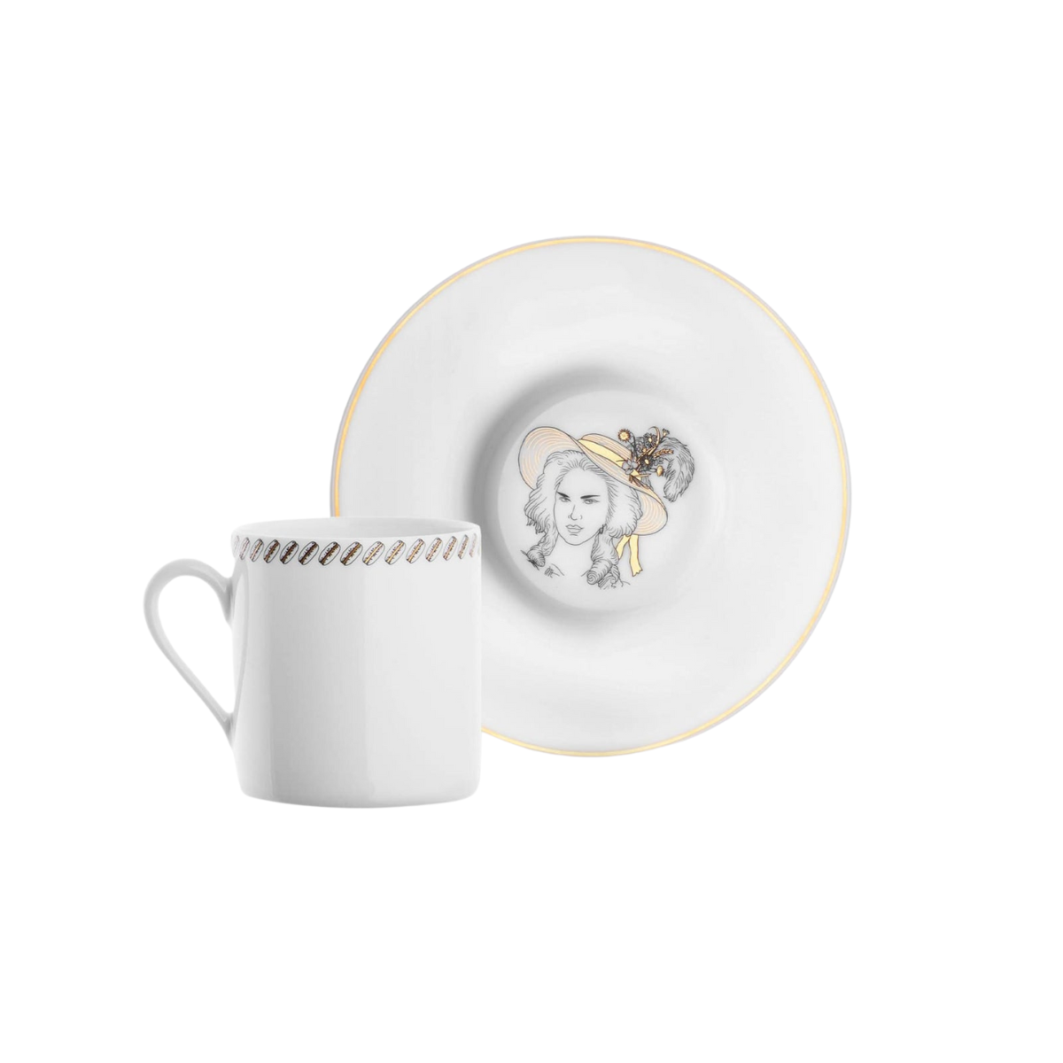 Chers Parisiens Coffee Cup-Marie Antoinette