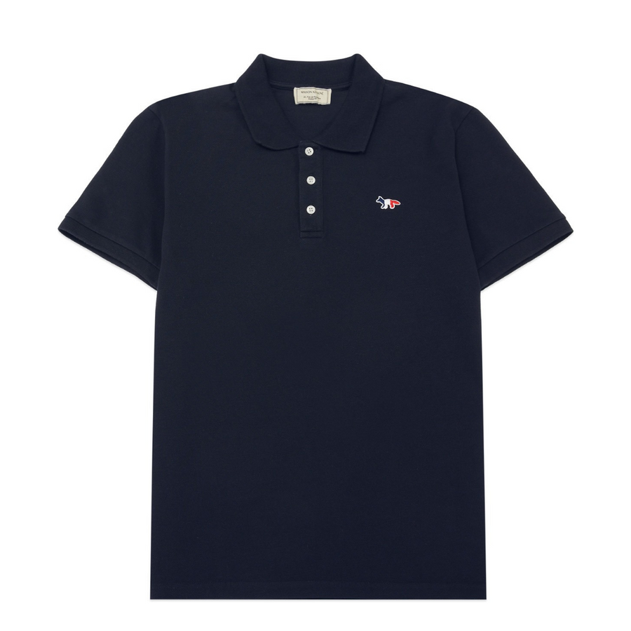 Tricolor Fox Patch Classic Polo Navy