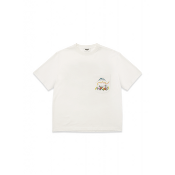 Mountain EMB T Shirt White (Men)