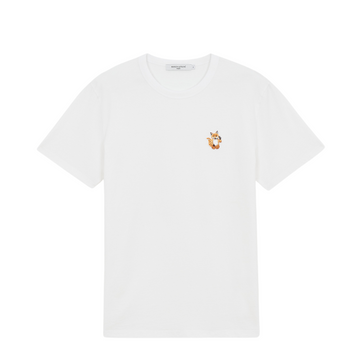 All Right Fox Patch Classic Tee-Shirt White (Men)