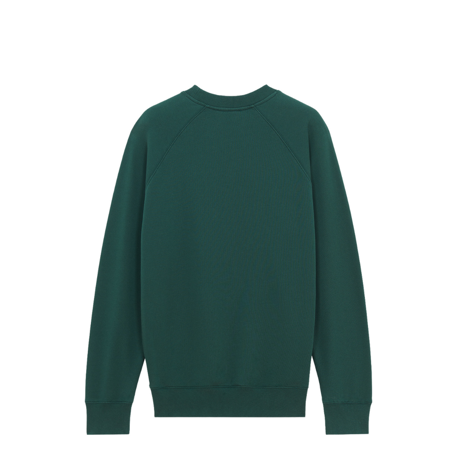 All Right Fox Patch Classic Sweatshirt Dark Green