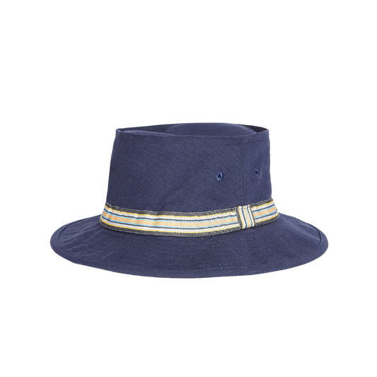 Navy Pork Pie Hat