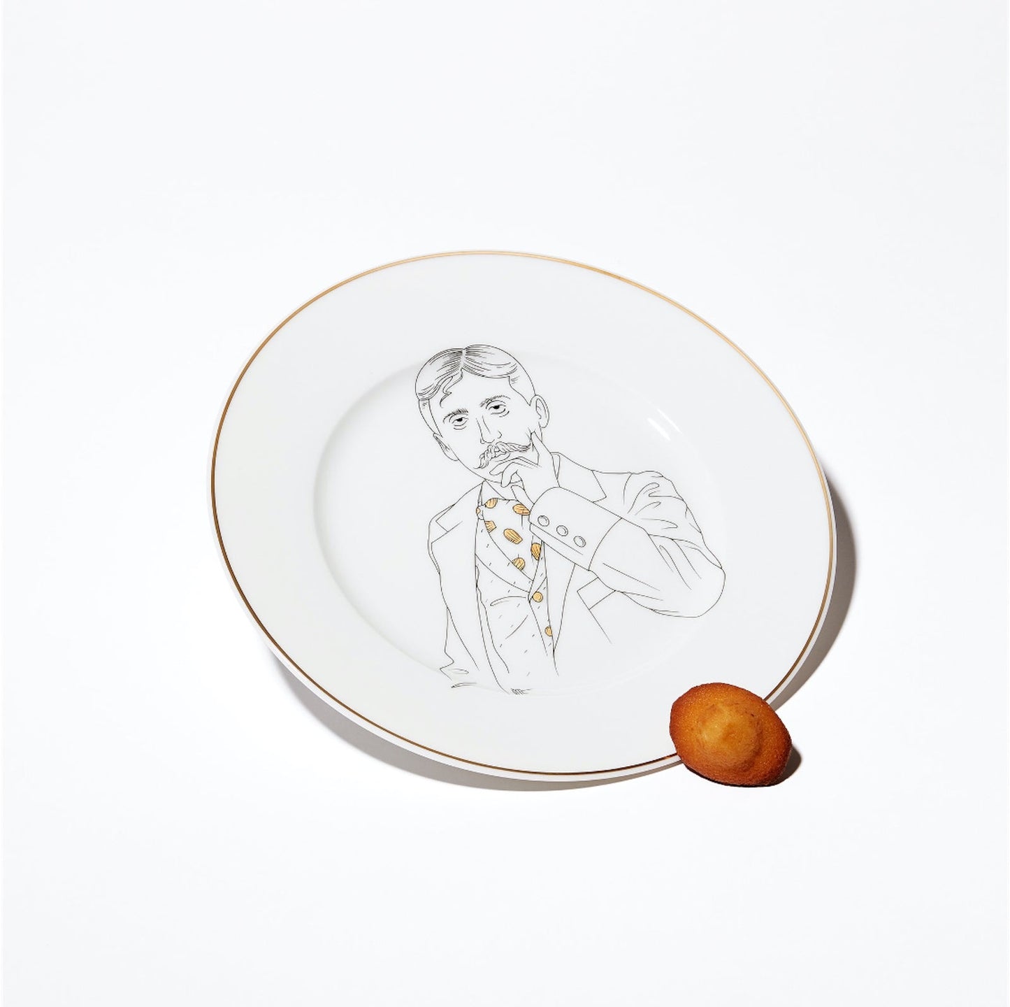 Chers Parisiens Dessert Plate-Proust