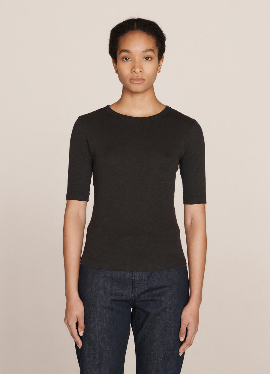 Charlotte Short-Sleeved T Shirt Black