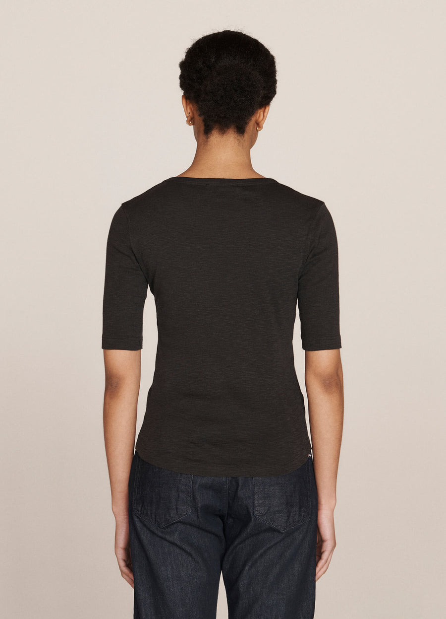 Charlotte Short-Sleeved T Shirt Black