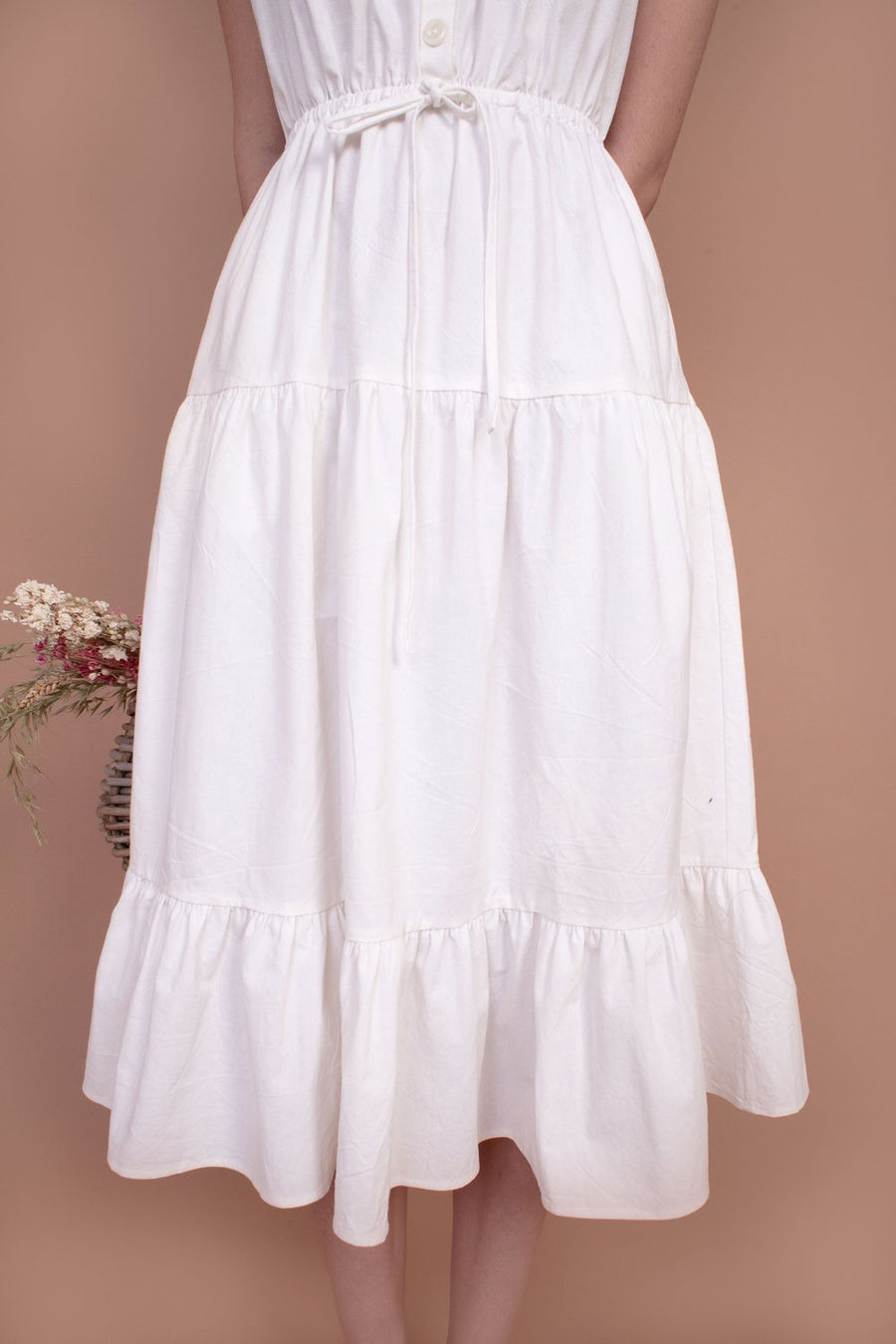 Meadows Phlox Dress White