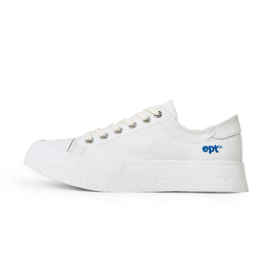White Canvas Dive Sneakers (unisex)
